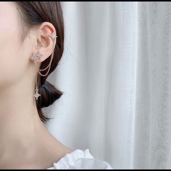 Crystal Ear Tassel Set - Picture 9 of 9